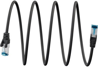 Picture of Goobay Kabel krosowy, Cat 6a, S/FTP (PiMF), czarny, 0.5 m (79264)