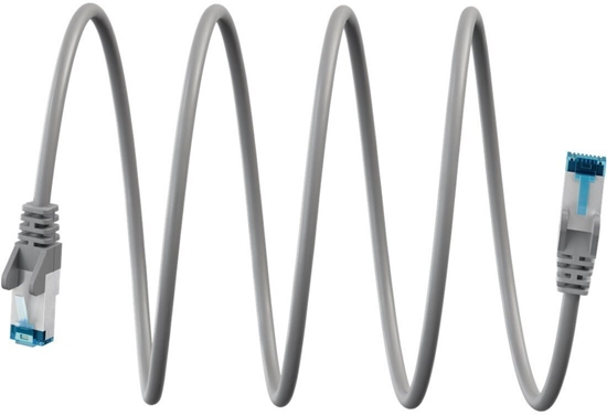 Изображение Goobay Kabel krosowy, Cat 6a, S/FTP (PiMF), szary, 7.5 m (79361)
