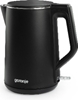 Picture of Gorenje | Kettle | K15DWBK | Electric | 2200 W | 1.5 L | Stainless steel | 360° rotational base | Black