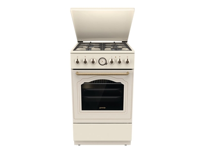 Изображение Gorenje Cooker | GKS5B70CLI | Hob type Gas | Oven type Electric | Sandy | Width 50 cm | Depth 59.4 cm | 70 L