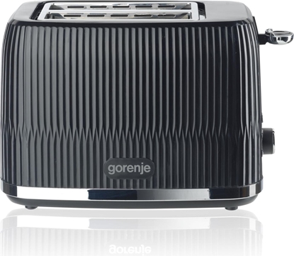 Attēls no Gorenje Toaster | T850DPB | Number of slots 2 | Housing material Plastic | Black