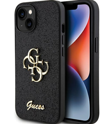 Attēls no Guess Fixed Glitter Big 4G Case for Apple iPhone 15 Pro