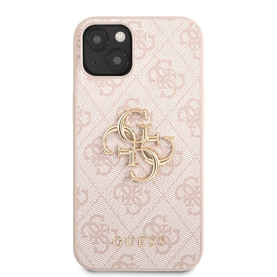 Picture of Guess PU 4G Metal Logo Case for iPhone 13 / Pink