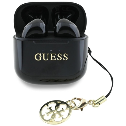 Attēls no Guess TWS Glossy Effect Printed Classic Logo & Charm Headphones