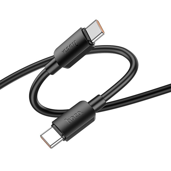 Picture of Hoco Cable USB C to USB C Hoco PD 6A 100W 1 m X96 black