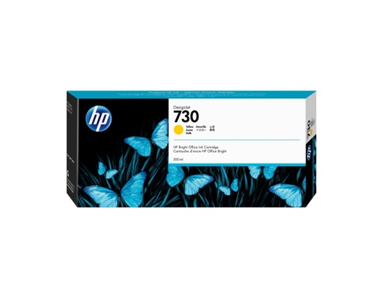 Picture of HP 730 (P2V70A) Ink Cartridge, Yellow (SPEC)