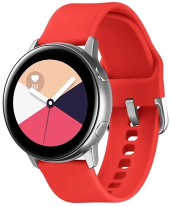 Picture of Hurtel SILIKONOWA OPASKA DO SMARTWATCH 20MM UNIWERSALNA, Czerwony / CZERWONY