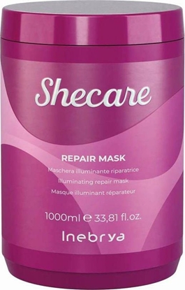 Изображение Inebrya Shecare Repair Mask rozwietlajco-naprawcza maska do wosów zniszczonych zabiegami chemicznymi 1000ml