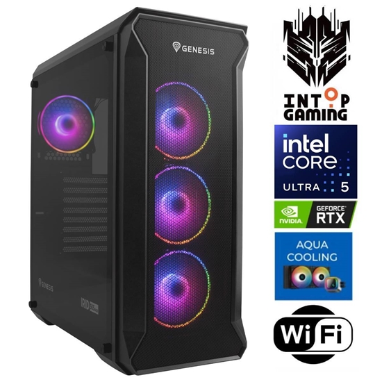 Изображение INTOP AQUA Ultra 5 245KF 16GB DDR5 2TB SSD M.2 NVME RTX5070 12GB WiFi no-OS