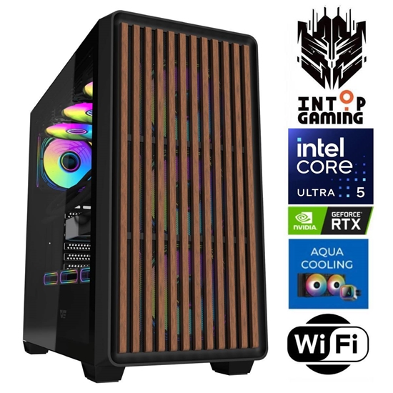 Изображение INTOP AQUA Ultra 5 245KF 64GB DDR5 1TB SSD M.2 NVME RTX5050 8GB WiFi no-OS