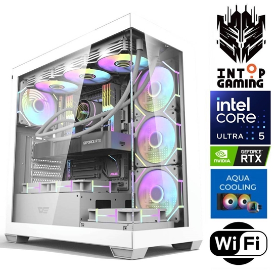 Изображение INTOP AQUA Ultra 5 245KF 64GB DDR5 1TB SSD M.2 NVME RTX5060 8GB WiFi no-OS