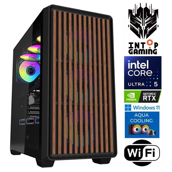 Picture of INTOP AQUA Ultra 5 245KF 64GB DDR5 500SSD M.2 NVME RTX5070 12GB WiFi WIN11Pro