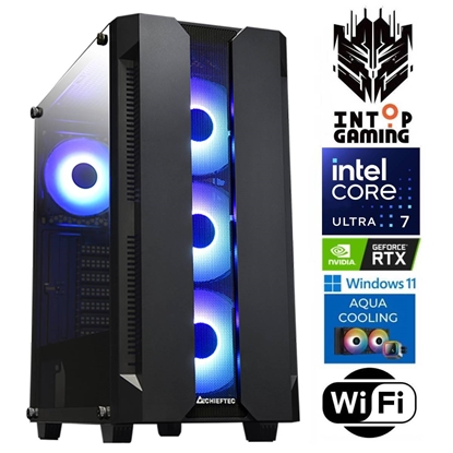 Изображение INTOP AQUA Ultra 7 265KF 16GB DDR5 1TB SSD M.2 NVME RTX5050 8GB WiFi WIN11