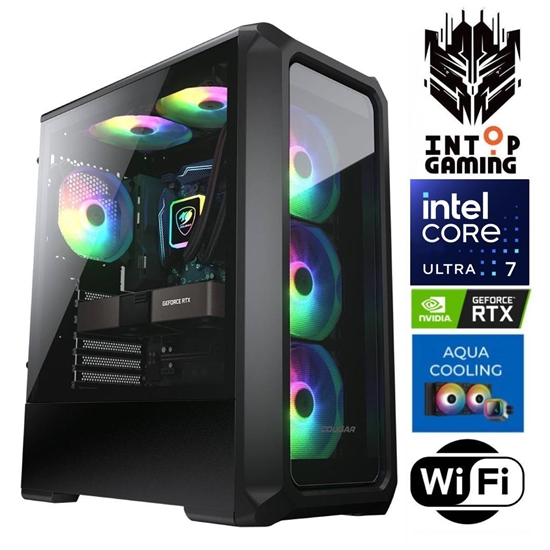 Изображение INTOP AQUA Ultra 7 265KF 16GB DDR5 1TB SSD M.2 NVME RTX5060Ti 8GB WiFi no-OS