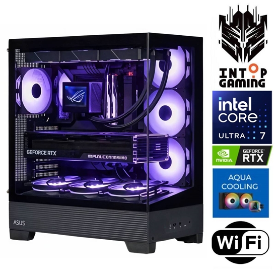 Picture of INTOP AQUA Ultra 7 265KF 16GB DDR5 1TB SSD M.2 NVME RTX5070 12GB WiFi no-OS