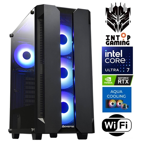 Picture of INTOP AQUA Ultra 7 265KF 16GB DDR5 2TB SSD M.2 NVME RTX5050 8GB WiFi no-OS