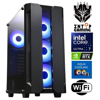 Изображение INTOP AQUA Ultra 7 265KF 32GB DDR5 1TB SSD M.2 NVME RTX5050 8GB WiFi no-OS