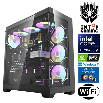 Attēls no INTOP AQUA Ultra 9 285K 64GB DDR5 2TB SSD M.2 NVME RTX5080 16GB
 WiFi WIN11
