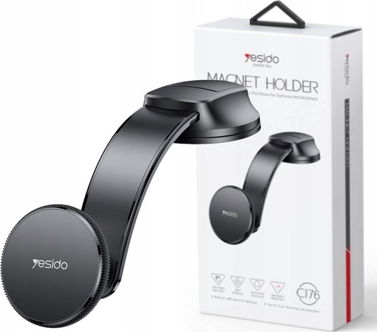 Picture of Yesido yesido Magnet. Uchwyt Samochodowy C176 MagSafe, BLACK / CZARNY