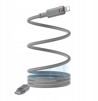 Picture of yesido Magnet. Kabel CA172L 27W C/iP 1m 3A, GRAY / SZARY