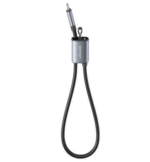 Picture of Kabel USAMS U97 60W USB-C do USB-C       handstrap 30cm tarnish