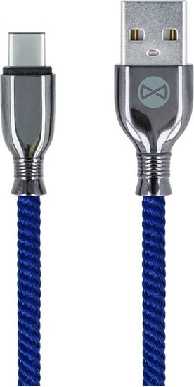 Изображение Kabel USB Forever USB-A - USB-C 1 m Granatowy (72760)