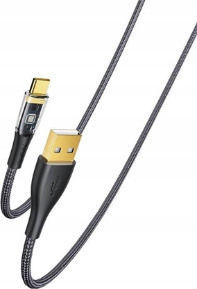 Attēls no Kabel USB Yesido USB-C - 1.2 m Czarny (YID000088)