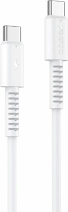 Attēls no Kabel USB Yesido USB-C - USB-C 1 m Biay (YID000052)