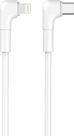 Изображение Kabel USB Maxlife Kabel Ktowy Mxuc-09 Usb-C - Lightning 1,0 M 27W Biay