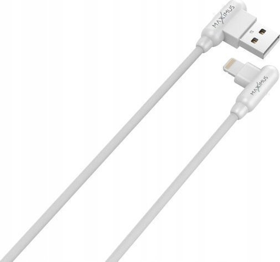 Изображение Kabel USB Maxximus USB-A - Lightning 1 m Biay (PRZ000262)