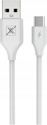 Attēls no Kabel USB Maxximus USB-A - USB-C 1 m Biay (PRZ000266)