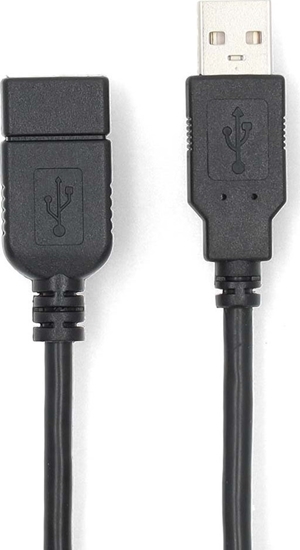 Picture of Kabel USB Nedis USB-A - USB-A 1 m Czarny (CCGL60010BK20)
