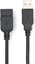 Attēls no Kabel USB Nedis USB-A - USB-A 1 m Czarny (CCGL60010BK20)