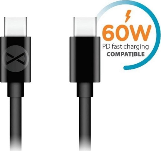 Picture of Kabel USB Techonic USB-C - USB-C 1 m Czarny (8_2264833)