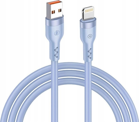 Picture of Kabel USB T-Phox USB-A - Lightning 1.2 m Niebieski (TPRZ008331)