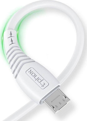 Изображение Kabel USB T-Phox USB-A - microUSB 1.2 m Biay (TPRZ008313)