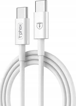Изображение Kabel USB T-Phox USB-C - USB-C 1 m Biay (TPRZ008317)