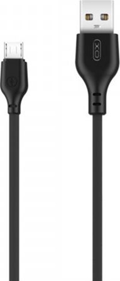 Изображение Kabel USB XO USB-A - microUSB 1 m Czarny (71474)