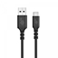 Picture of Kabel USB-USB C 50 cm silikonowy czarny