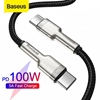 Picture of Kabelis Baseus Cafule USB-C Male - USB-C Male 2m 100W