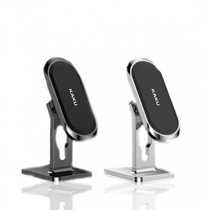 Picture of Kakusiga KSC-518 2 in 1 Universālais mobilā telefona statīvs un auto magnētiskais kronšteins mobilajam telefonam Silver