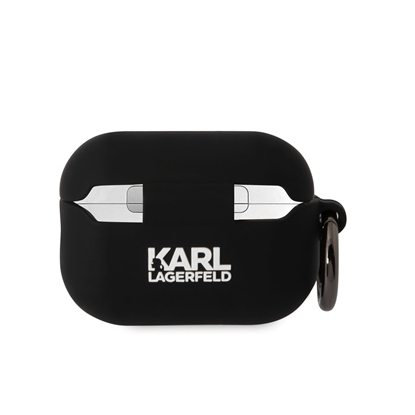 Attēls no Karl Lagerfeld 3D Logo NFT Karl and Choupette Silicone Case for AirPods Pro 2 / Black