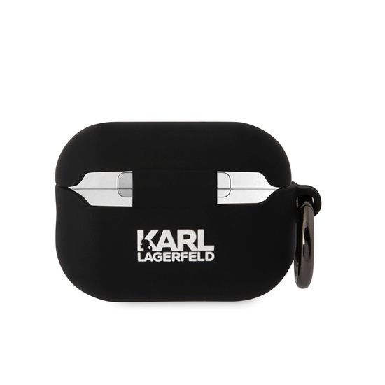 Picture of Karl Lagerfeld 3D Logo NFT Karl and Choupette Silicone Case for AirPods Pro 2 / Black