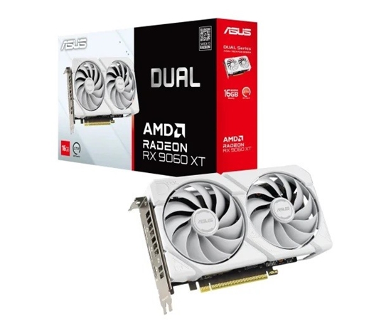 Picture of Karta graficzna Radeon RX 9060 XT DUAL-RX9060XT-16G-WHITE