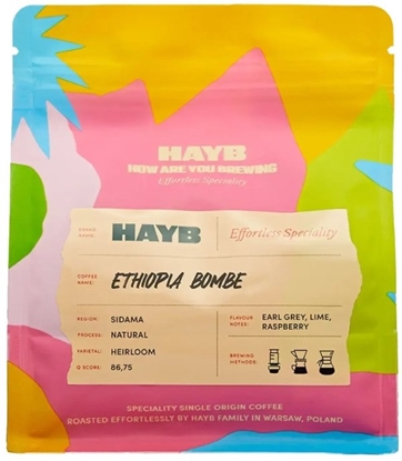 Attēls no Kawa ziarnista HAYB Etiopia Bombe FILTR 250g