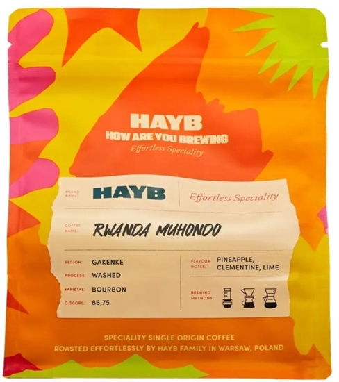 Picture of Kawa ziarnista HAYB Rwanda Muhondo FILTR 250g