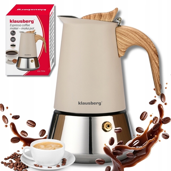 Picture of KAWIARKA ZAPARZACZ DO KAWY 200ml KLAUSBERG KB-7994 INDUKCJA