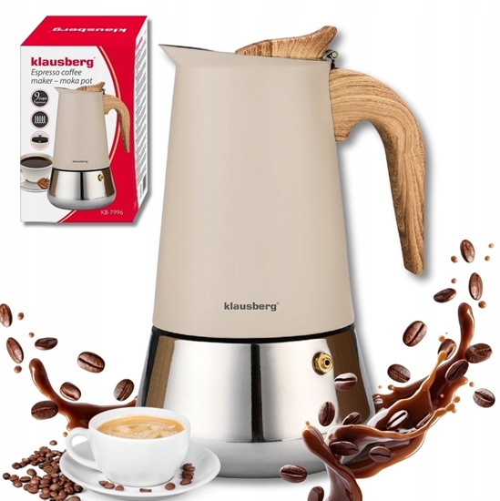 Picture of KAWIARKA ZAPARZACZ DO KAWY 450ml KLAUSBERG KB-7996 INDUKCJA