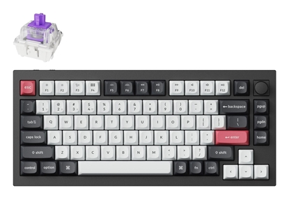Attēls no KEYBOARD WRL Q1 HE RGB/CARBON BLACK Q1H-M1 KEYCHRON