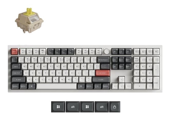 Picture of KEYBOARD WRL Q6 ULTRA/WHITE Q6U-P4 KEYCHRON